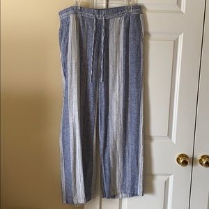 Linen Wide Leg Pants